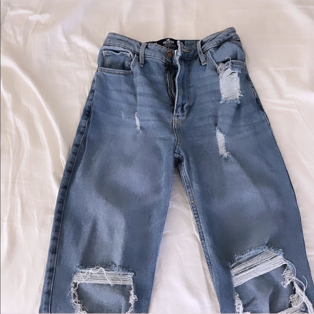 hollister dad jeans